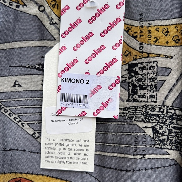 One Hundred Stars - Printed Kimono style blouse/jacket - One Size - Picture 5 of 8